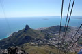 Cable Car Going Down, Cape Town, &copy;Anonymous